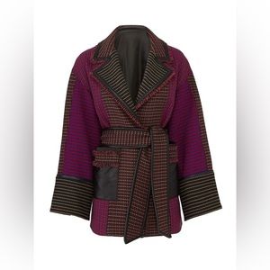 Tanya Taylor Joyce Houndstooth Coat